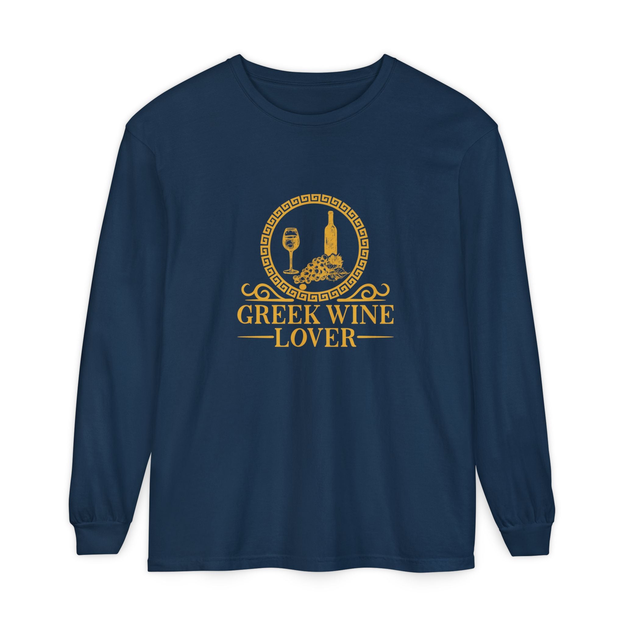 Greek Wine Lover Long Sleeve T-Shirt