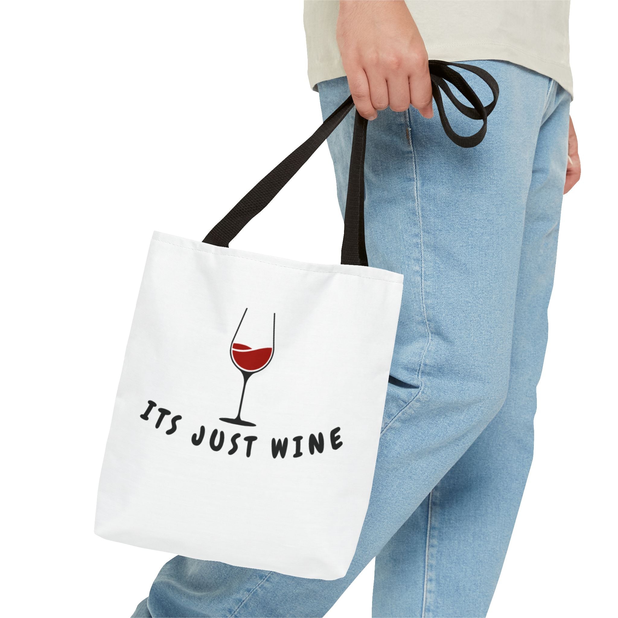 Wine Lovers Tote Bag — Canvas Wine Quote Market Tote