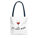 Wine Lovers Tote Bag — Canvas Wine Quote Market Tote