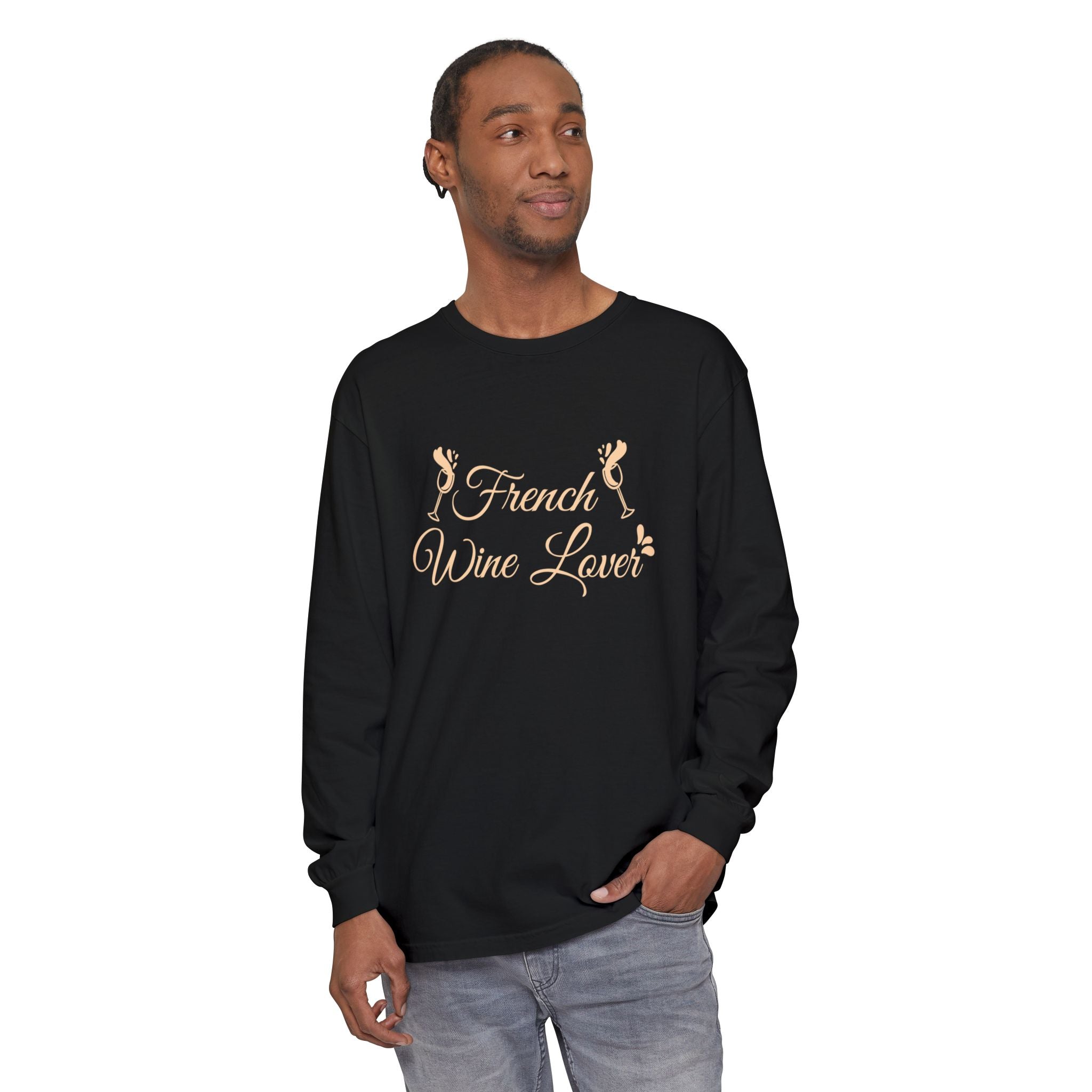 French Wine Lover Long Sleeve T-Shirt