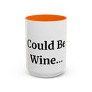 Coffee Mug - Coffee Lovers By Day, Wine Lovers By Night Funny Accent Mug