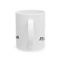 It's Just Wine Ceramic Mug — Funny Coffee & Wine Lover Gift (11oz, 15oz)