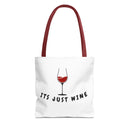 Wine Lovers Tote Bag — Canvas Wine Quote Market Tote