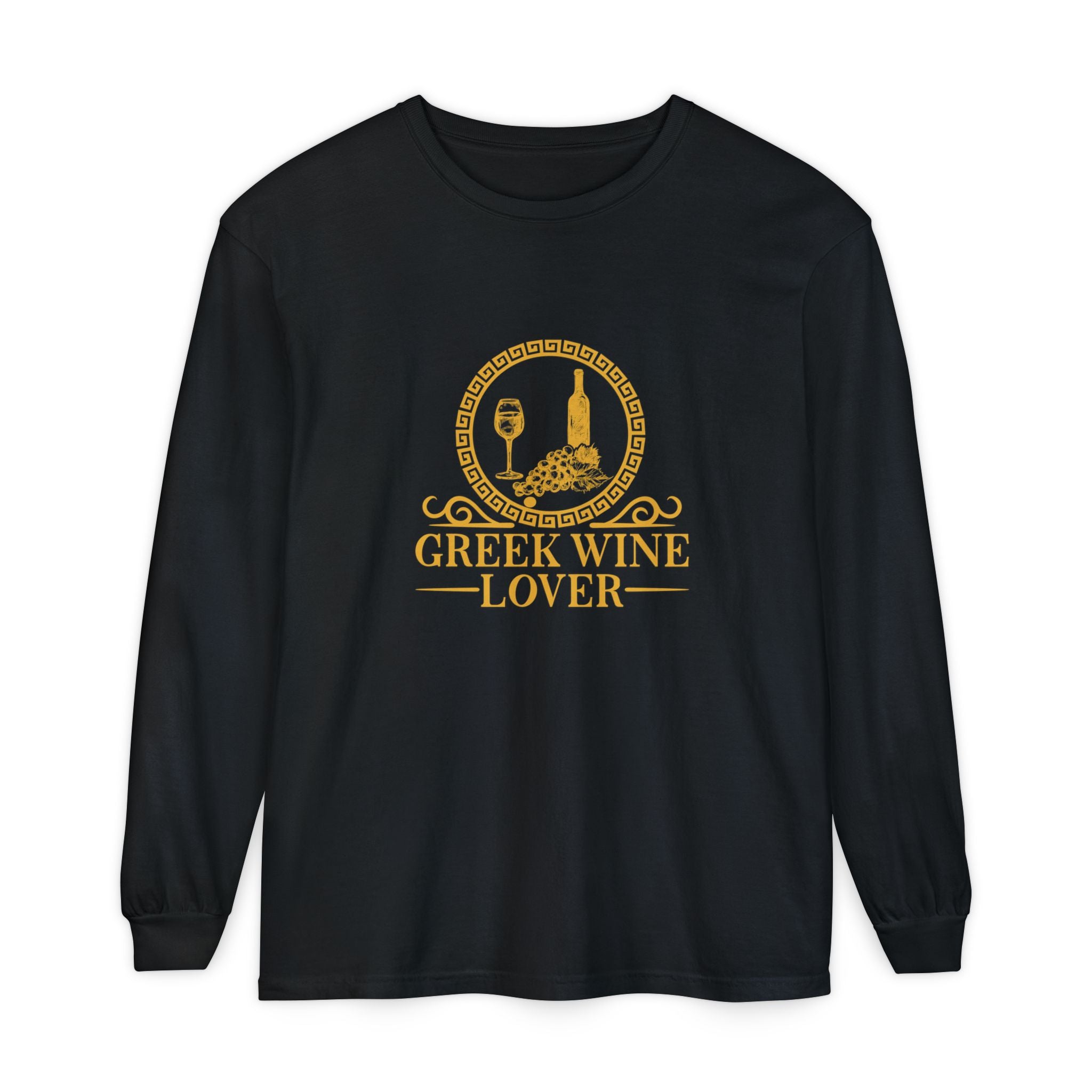 Greek Wine Lover Long Sleeve T-Shirt