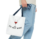 Wine Lovers Tote Bag — Canvas Wine Quote Market Tote