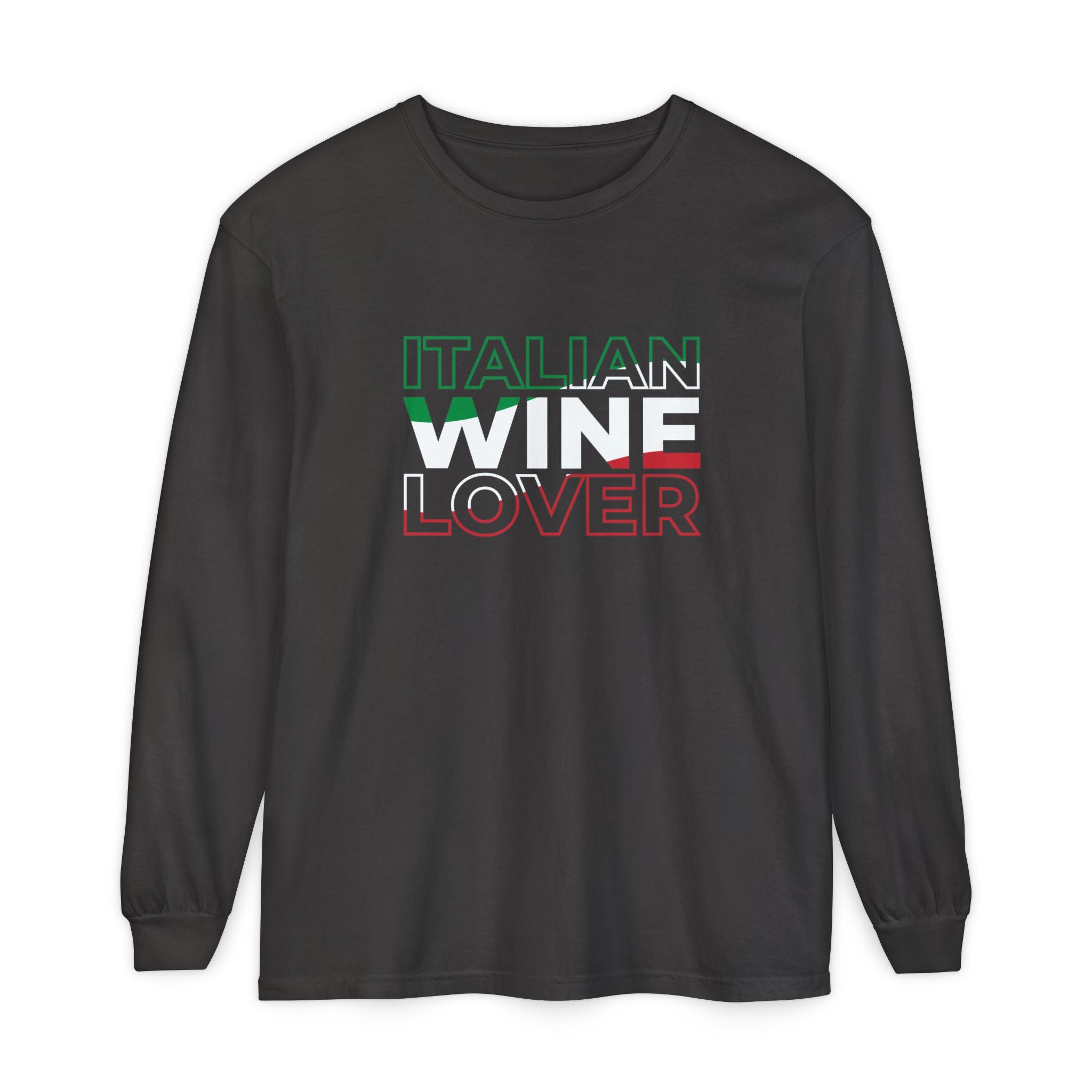 Italian Wine Lover Long Sleeve T-Shirt