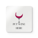 Coaster Set - Funny Wine Enthusiast Corkwood Coasters