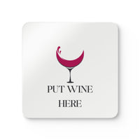 Coaster Set - Funny Wine Enthusiast Corkwood Coasters