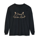 French Wine Lover Long Sleeve T-Shirt