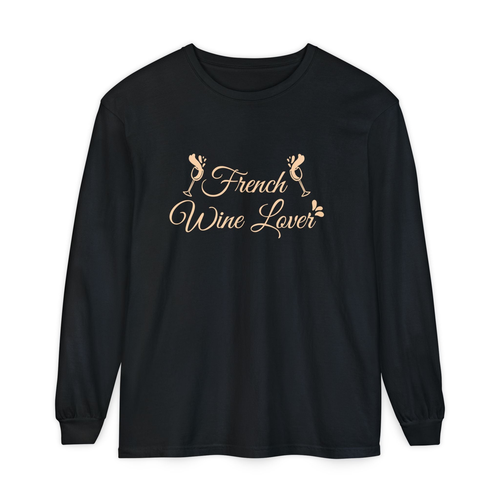French Wine Lover Long Sleeve T-Shirt