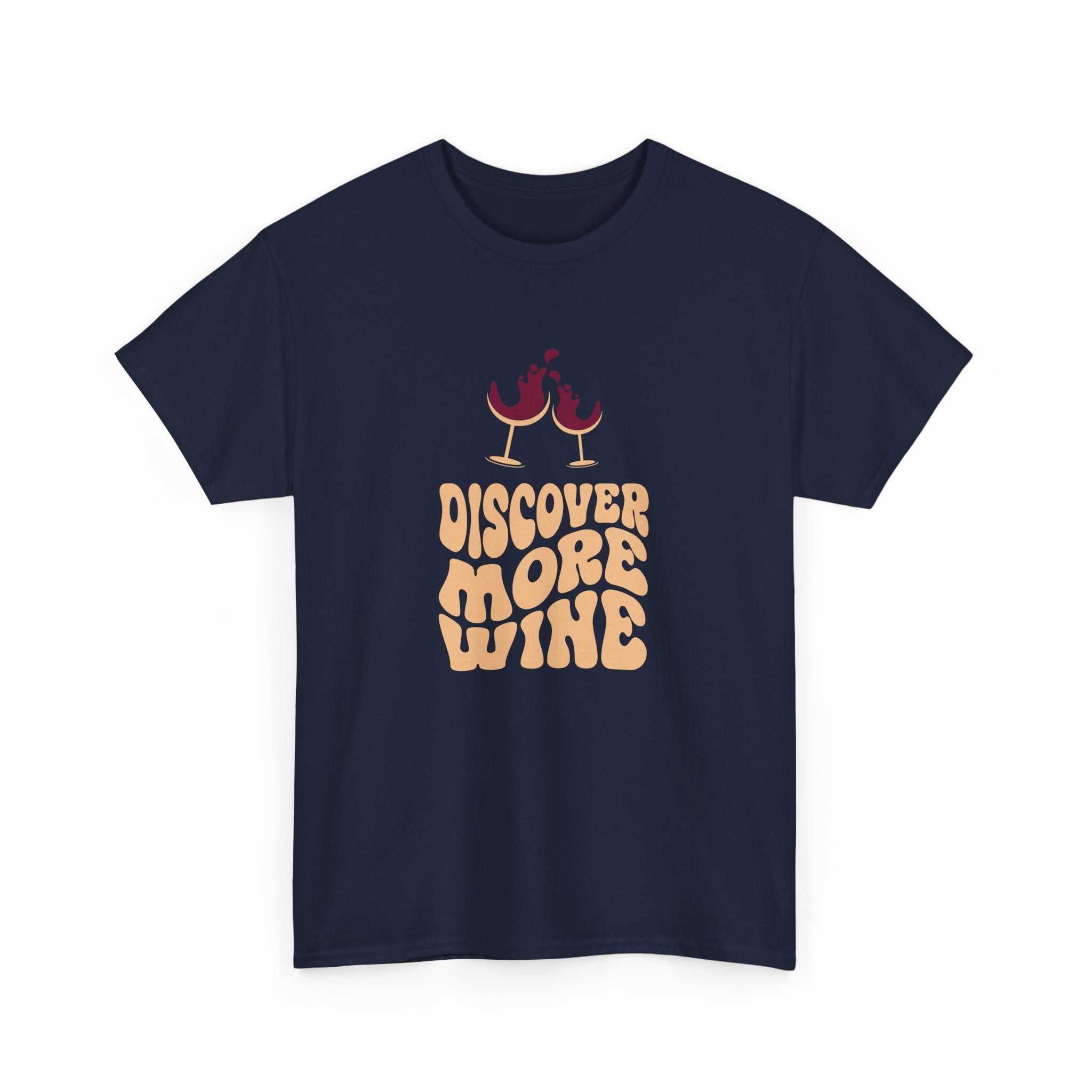 Wine Lovers Retro Tee – Discover More Wine!