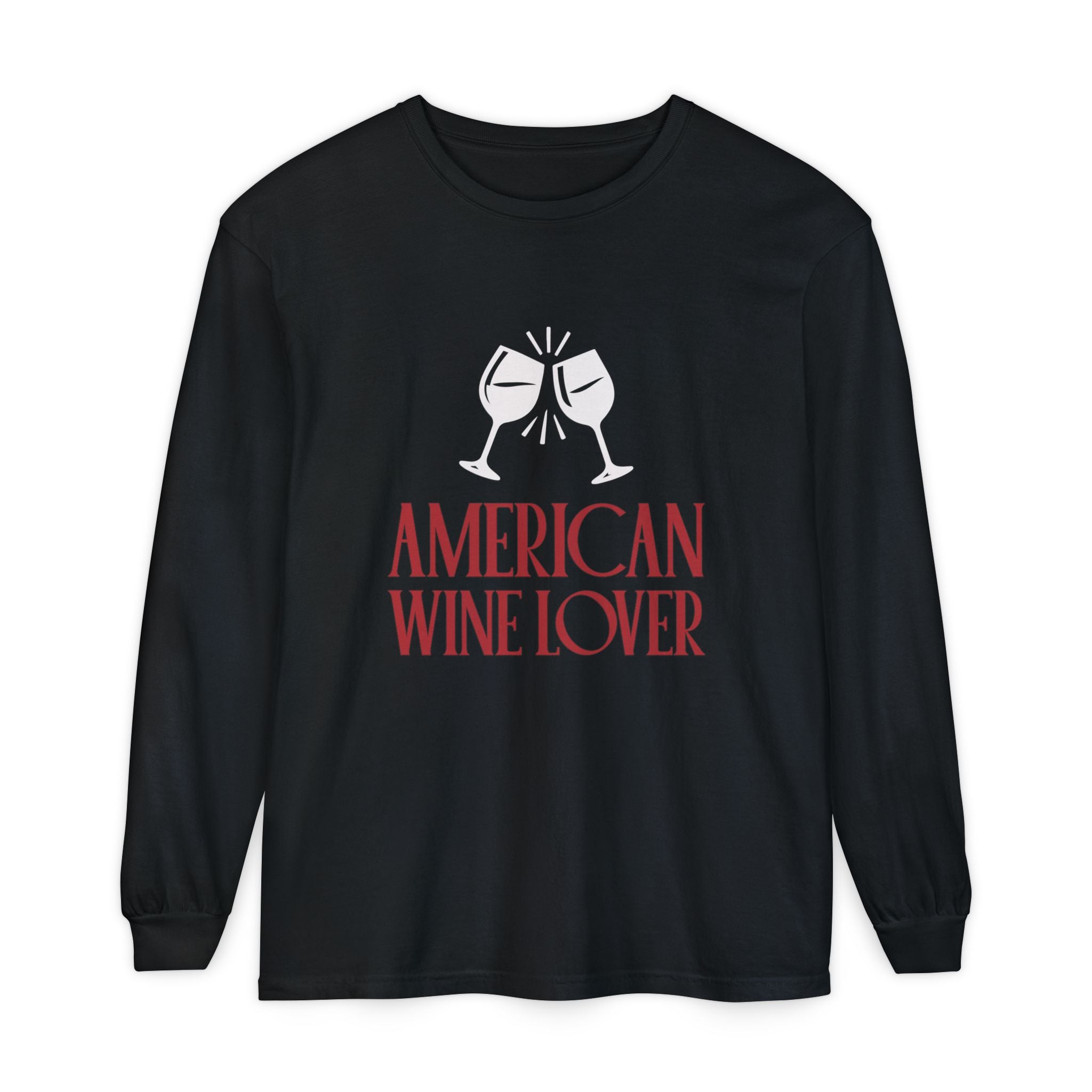 American Wine Lover Long Sleeve T-Shirt